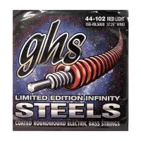 GHS ISBML5000 Infinity Steel Medium Light 44-102 струны для бас-гитары, стальная обмотка с покрытием