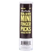 Dunlop 371r013 brass fingerpick mini 20pack  когти, толщина 0.13 мм, 20 шт.