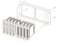 Savant полка savant rck-pavvm8 (5u rack mount shelf for up to 8 single video input units)