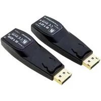 Kramer [612r/t] передатчик и приемник сигнала displayport 1.2 по волоконно-оптическому кабелю; кабель 2lc, многомодовый ом3, до 200 м, поддержка 4к60 4:4:4