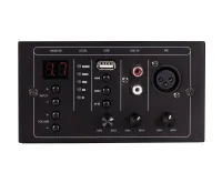 DSPPA MAG-808C Выносная панель управления.  LCD-дисплей. Функции дистанционного выбора  источников сигнала, встроенный мр3 - плеер, регулировка уровня громкости.  Вход -:USB, RCA, XLR.