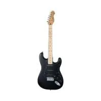 Mooer msc11 pro black  электрогитара с чехлом, форма стратокастер, hss, цвет черный