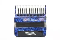 PCA3232 BLP Аккордеон, 32 басов, 32 клавиши в правой руке, цвет синий перламутр, Pierre Cesar