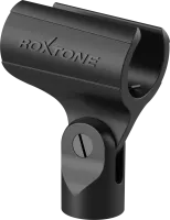 ROXTONE UMC10 Универсальный высококачественный держатель микрофона с противоскользящей вставкой, Переходник с наружной резьбы 5/8" на внутреннюю резьбу 3/8" входит в комплект, Подходит для большинства ручных микрофонов, таких как: ATR2100-USB, AT2005-USB,