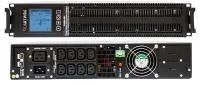Источник бесперебойного питания Штиль STR1103SL [on-line, чистая синусоида, 3000 ВA (2700 Вт), U-вх. 220 В, U-акб. 72 В, I-заряд. 1 А, 6 батарей 12 В, 9 А·ч, ЖК-дисплей, выходные разъёмы IEC-320-C13 (8 шт), IEC-320-C19 (1 шт)]