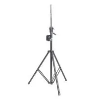 ECO Stage LS084W300 Black (дефект на тросе лебедки, на запчасти) Стойка для подвеса световых приборов с лебедкой. Максимальная высота 3м. Макс. нагрузка 70кг. верхняя часть с 38мм переходит на 35мм и составляем 10см в длинну. Материал сталь. Вес 12,8кг. Ц
