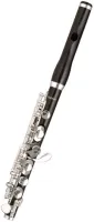 Piccolo Bulgheroni PB-401R - Профессиональная флейта-пикколо с корпусом из черного дерева и посеребренной механикой. Головка с волной