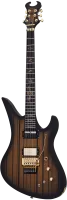 SCHECTER SYNYSTER CUSTOM-S SGB - электрогитара, 24 лада, подписная модель Synyster Gates, корпус: красное дерево, гриф: клён, 3 куска, вклееный, накладка: черное дерево, звукосниматели: HH Schecter USA Synyster Gates Signature Humbucker, Sustainiac®, регу