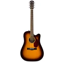 FENDER CD-140SCE SB WC электроакустическая гитара, топ - массив ели, цвет санберст, с кейсом
