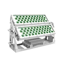 ARCTIK AM1393XLET TARPON 84Q Светодиодный архитектурный заливной светильник на лире. Световой поток 47000 Lm, сила света 2350000 кд при 6 град, источник света 84 (2*42) х 15 Вт Multichip RGB+Lime, управление DMX-512, RDM; технология CCS 3.0, ССТ: 1800-100
