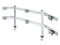 ErgoFount TBSS-600WC- Настольное крепление для 6 мониторов диагональю до 24'' (2х3), зажим типа C, макс. нагрузка 72 кг