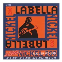 LA BELLA N1152  - струны для электрогитары - (011-014-018-028-038-052), роллерная обмотка - никель