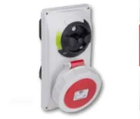 PCE Розетка встраиваемая 32А/400V/3P+E/IP67, с выключателем и блокировкой 60242-6
