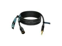 KLOTZ TI-MMS0300 готовый имикрофонный кабель 3м, серия Titanium, XLR Neutrik - mono jack Neutrik, позолоченные контакты, черн