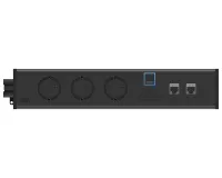 ABL 2M400305- Розеточная станция серии UDM с 3 розетками, 1xUSB-А, 1xUSB-C и 2xRJ45 Cat6A, черная