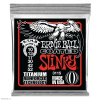 ERNIE BALL 3115 RPS Coated Titanium Slinky Skinny Top Heavy Bottom 10-52 - Струны для электрогитары
