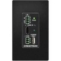Crestron HD-TXC-101-C-1G-E-B-T, настенный передатчик сигнала по витой паре через HDMI. 4К 40м. HD 1080p 70 м. HDMI IN (1), управление ИК OUT (1) IN (1), RS-232/ цвет черный