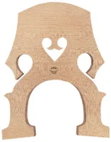0 double bass bridge Aubert Luxe B2FTB21 - Top quality Luxe double bass bridge with special surface treatment. French model.