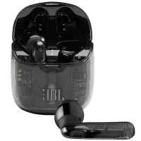 JBL T225TWS GHOST BLK полностью беспроводные наушники-затычки в прозрачном футляре, цвет - чёрный