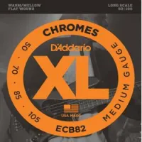 D`addario ecb-82 sale  струны для бас гитары chromes, хром, плоская оплётка, 50-105