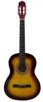Комплект Jordani JD3905 SB (классическая гитара, медиаторы, чехол, ремень, струны)