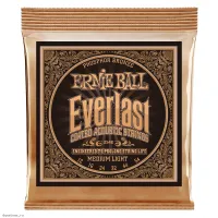 ERNIE BALL 2546 Everlast Coated Phosphor Bronze Medium Light 12-54 - Струны для акустической гитары