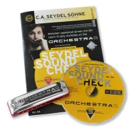40005 Soundcheck Vol.4 ORCHESTRA S Beginner Pack Губная гармошка +буклет и CD, Seydel Sohne
