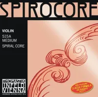 S15A Spirocore Комплект струн для скрипки размером 4/4, среднее натяжение, Thomastik