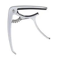 Fzone fc-76 silver  каподастр "прищепка" для акустической гитары, алюминий, хром