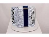 BN-41-GR Баян ученический двухголосный "Тула" 46х80-II, зеленый, Тульская гармонь