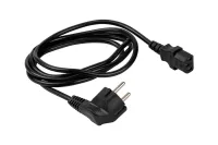 Кабель сетевой Wize [CAC6-EU-C13-3M] 3 м, Евровилка 3 pin - C13, 6 А, черный, пакет