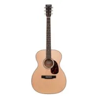 Larrivee om-40-mh-0  акустическая гитара с кейсом, orchestra model, цвет натуральный