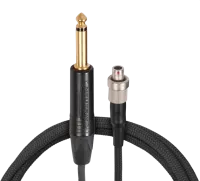 SHURE WA308 Инструментальный кабель для подключения электрогитар (6,3 мм Jack) к бодипаку ADX1M, разъем LEMO3