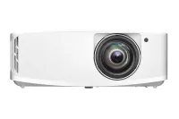 Проектор Optoma [UHD35STx] короткофокусный DLP, 4K UHD (3840x2160), 3600 ANSI Lm, 1000000:1,16:9; TR 0,5:1; HDMI 2.0 x2;  AudioOut S/PDIF x1; AudioOut 3,5mm x1; RS232; USB-A Power (1.5A);12V trigger, 10W; 24/28 dB; 3,5 кг, белый (E9PV7KJ01EZ1)