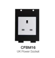 CFBM16 Floor Box Модуль коммутационной коробки, сетевая розетка тип G, Soundking