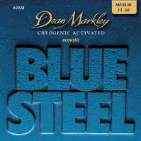 Dean Markly 2038 BLUE STEEL ACOUSTIC 13-58 струны акустических гитар, 6 струн, натяжение Medium, криогенная обработка