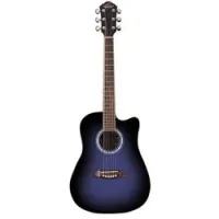Oscar schmidt od45cblbpak sale  акустическая гитара с чехлом, dreadnought, цвет синий берст