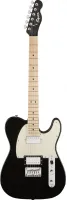 Fender Squier Contemporary Telecaster HH, Maple Fingerboard, Black Metallic Электрогитара, звукосниматели HH, цвет черный