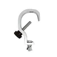 ИМЛАЙТ H25-HOOK-35\61 Алюминиевая струбцина крюк шириной 25мм с винтовым фиксатором для трубы d35–61 мм. Допустимая нагрузка 70кг.