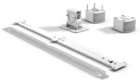 Ld systems m g2 ik 2 w - инсталляционный комплект для колонны maui g2 (поворотный настенный кронштейн) белый