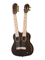 HYDRA-ZS Custom Built Series Укулеле тенор, с двумя грифами 4/8 струн, со звукоснимателем, Ortega