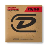 DAB1356 Комплект струн для акустической гитары, бронза 80/20, Medium, 13-56, Dunlop