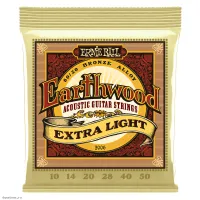 ERNIE BALL 2006 Earthwood 80/20 Bronze Extra Light 10-50 - Струны для акустической гитары