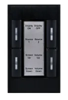 Cypress CDPW-K3US- Панель управления с 8 кнопками (128 команд), Ethernet 100/1000BaseT (RJ45), исполнение для США, черная