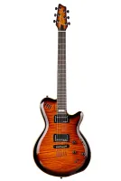 024087 LGX-SA Cognac Burst Flame AA Электрогитара, Godin