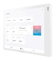 Crestron TSW-770R-W, 7-дюймовая настольная cенсорная панель бронирования и управления для настенного монтажа, версия ОС Crestron Home ™, белый