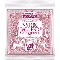 ERNIE BALL 2409 Ernesto Palla Black and Gold Ball-End Nylon Classical Guitar Strings
