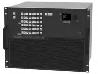 Lightware mx2m-fr24r-rf, шасси модульного матричного коммутатора mx2m 24x24. 4k@60гц rgb 4:4:4. два блока питания.