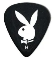 CLAYTON PBSH/12 -  медиатор PLAYBOY, Heavy, черный цвет