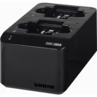 Shure sbc203-e. двухпортовая зарядная док-станция shure для аккумуляторов sb903 для передатчиков slxd